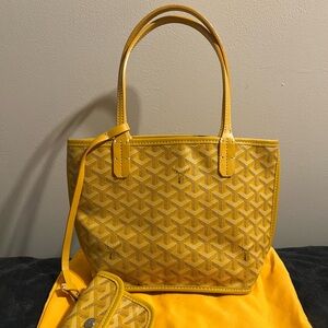 Yellow Anjou Mini Tote
